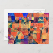 Klee - Stadt mit den drei Domes Postkarte (Vorne/Hinten)