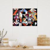Klee - Stadt R; Kunstwerk Paul Klee Poster (Küche)