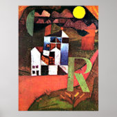 Klee - Stadt R Poster (Vorne)