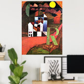 Klee - Stadt R Poster (Heimbüro)