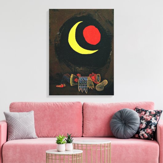 Klee - Starker Traum Leinwanddruck (Insitu (Wohnzimmer))