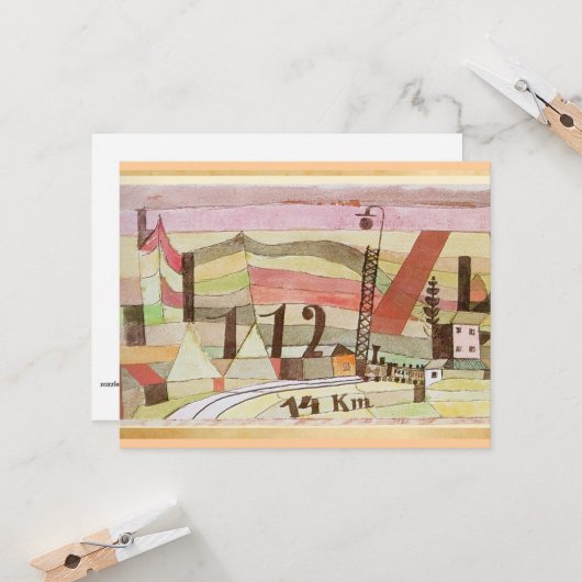 Klee - Station L, 112 Karte (Vorderseite/Rückseite Beispiel)