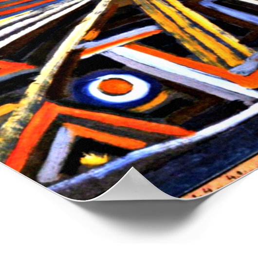 Klee - Strahlung und Rotation Poster (Ecke)