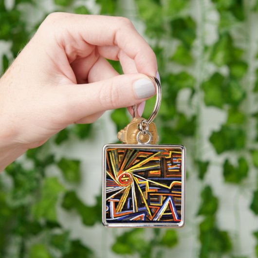 Klee - Strahlung und Rotation, Schlüsselanhänger (Hand)