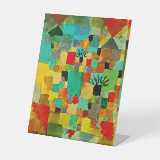 Klee - Süd-Tunesien Sockelschild (Vorderseite)