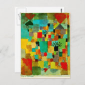 Klee - Südtunesische Gärten-1919 Postkarte (Vorne/Hinten)