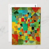 Klee - Südtunesische Gärten-1919 Postkarte (Vorne/Hinten)