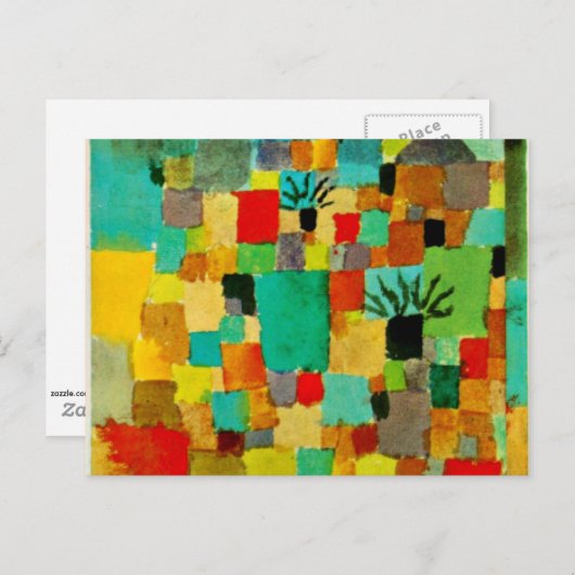 Klee - Südtunesische Gärten Postkarte (Vorne/Hinten)