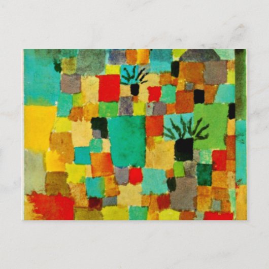 Klee - Südtunesische Gärten Postkarte (Vorderseite)