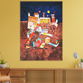 Klee - Teil von G Leinwanddruck (Insitu (Wohnzimmer))