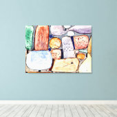 Klee - Teile einer Landschaft Leinwanddruck (Insitu (Holzboden))