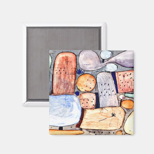 Klee - Teile einer Landschaft Magnet (Vorderseite/Rückseite)