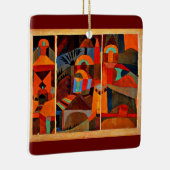 Klee - Tempelgärten Keramikornament (Rechts)