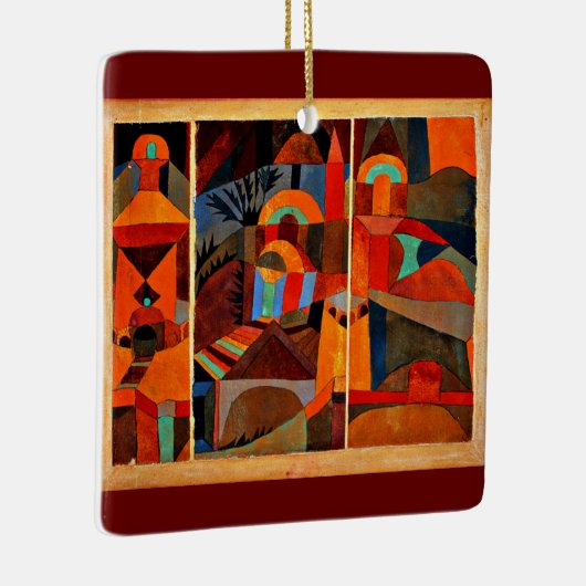 Klee - Tempelgärten Keramikornament (Rechts)