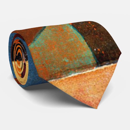 Klee - Tempelgärten Krawatte (Gerollt)