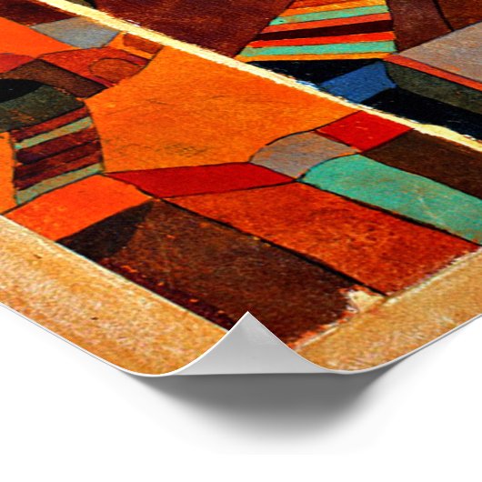 Klee - Tempelgärten Poster (Ecke)