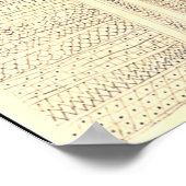 Klee - Teppich, abstrakte Kunstwerke Poster (Ecke)