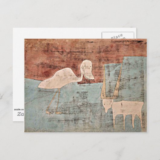 Klee - Tier Freund Postkarte (Vorne/Hinten)