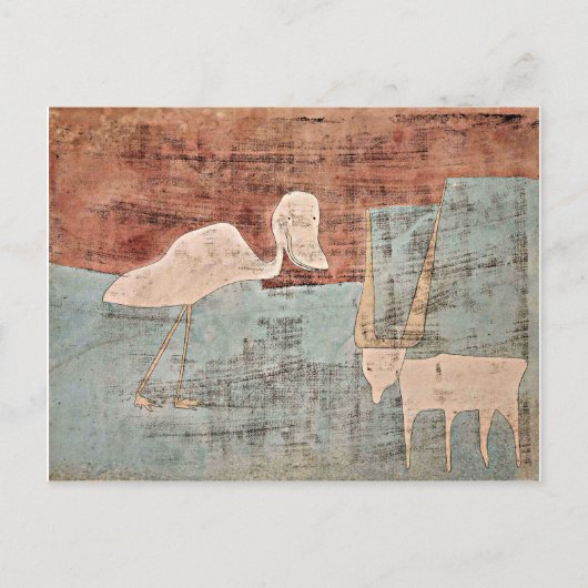 Klee - Tier Freund Postkarte (Vorderseite)