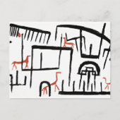 Klee - Tiere in einer Umschließung Postkarte (Vorderseite)