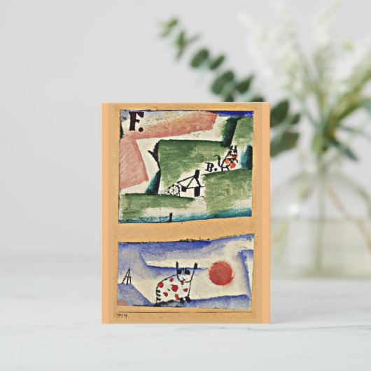 Klee - Tomcats Turf Postkarte (Stehend Vorderseite)