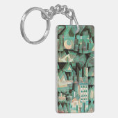 Klee - Traumstadt, abstrakte Kunst, Schlüsselanhänger (Vorderseite links)