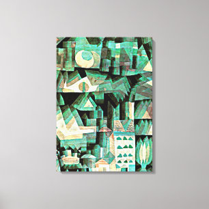 Klee - Traumstadt Leinwanddruck