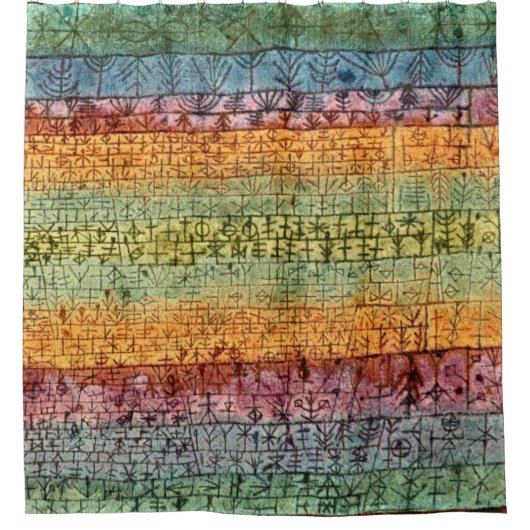 Klee - Tree-Kinderzimmer Duschvorhang (Vorderseite)