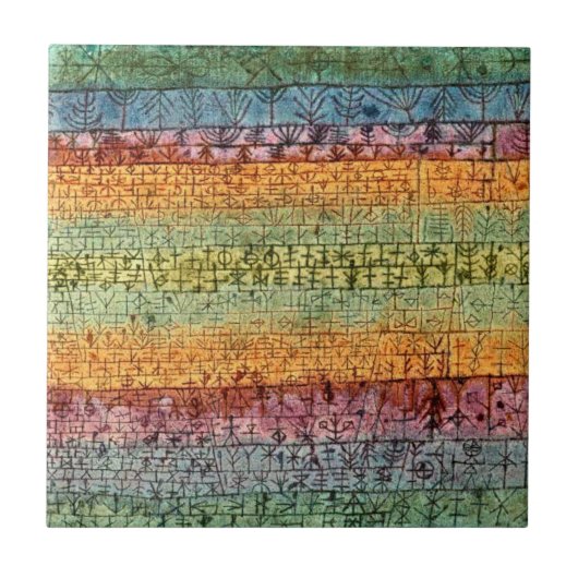 Klee - Tree-Kinderzimmer Fliese (Vorderseite)