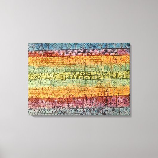 Klee - Tree-Kinderzimmer Leinwanddruck (Vorderseite)