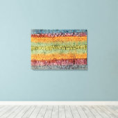 Klee - Tree-Kinderzimmer Leinwanddruck (Insitu (Holzboden))