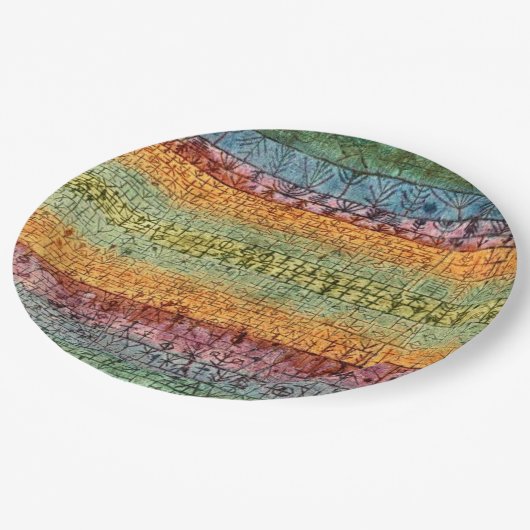 Klee - Tree-Kinderzimmer Pappteller (Schrägansicht)