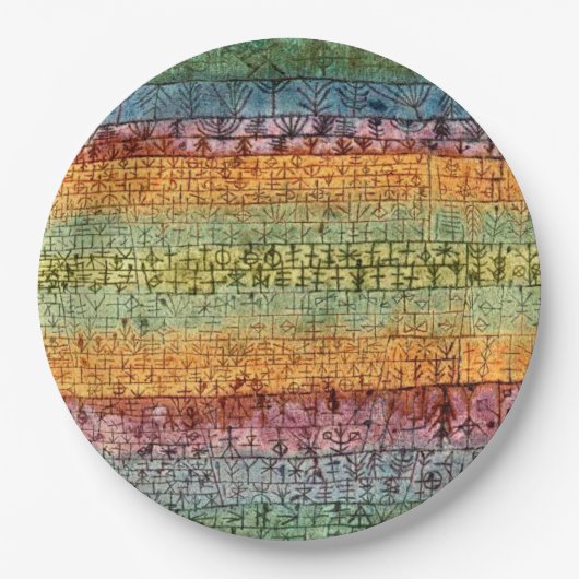 Klee - Tree-Kinderzimmer Pappteller (Vorderseite)