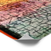 Klee - Tree-Kinderzimmer Poster (Ecke)