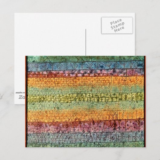 Klee - Tree-Kinderzimmer Postkarte (Vorne/Hinten)