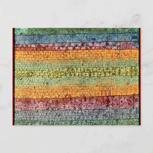 Klee - Tree-Kinderzimmer Postkarte (Vorderseite)