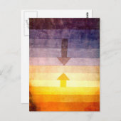 Klee - Trennung im Abend Postkarte (Vorne/Hinten)