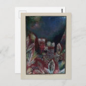 Klee - Tropisches Licht, abstrakte Malerei, Postkarte (Vorne/Hinten)