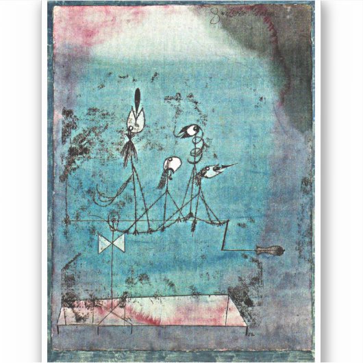 Klee - Twittermaschine Aufkleber (Vorderseite)