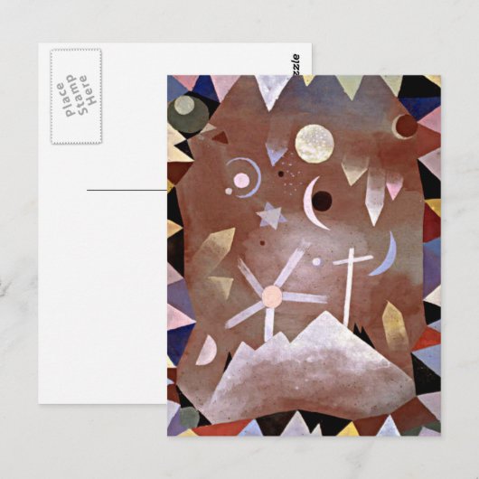 Klee - Uber Bergeshohe Postkarte (Vorne/Hinten)