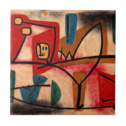 Klee - Übermut Exuberanz, Fliese (Vorderseite)