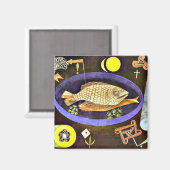 Klee - um den Fisch herum, Magnet (Vorderseite/Rückseite)