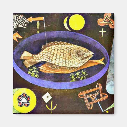 Klee - um den Fisch herum, Magnet (Vorne)