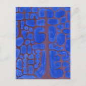 Klee - verspäteter Abend Postkarte (Vorderseite)