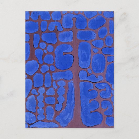 Klee - verspäteter Abend Postkarte (Vorderseite)