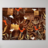 Klee - Vogelgarten Poster (Vorne)