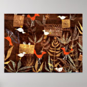 Klee - Vogelgarten Poster (Vorne)