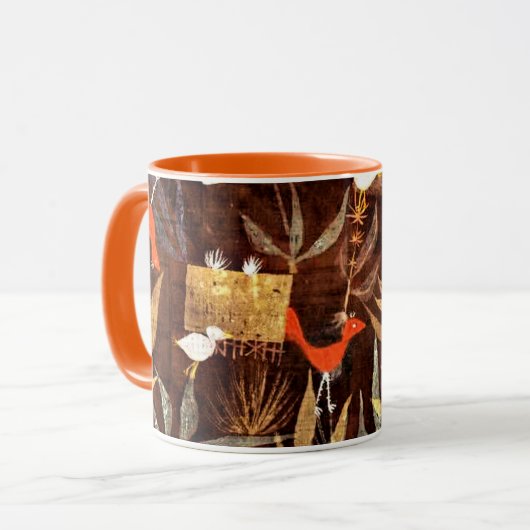 Klee - Vogelgarten Tasse (Vorderseite Links)