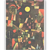 Klee - Vollmond Aufkleber (Vorderseite)