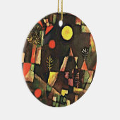 Klee - Vollmond Keramik Ornament (Rechts)